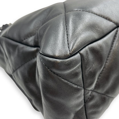 C19 Large Black Shoulder Bag in Lambskin, Tri Tone Hardware hardware