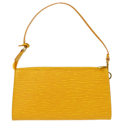 Louis Vuitton 2000 Yellow Epi Pochette Accessoires 21 Handbag M52959