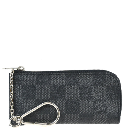 Louis Vuitton 2016 Damier Pochette Cles Coin Case Wallet Purse N61235