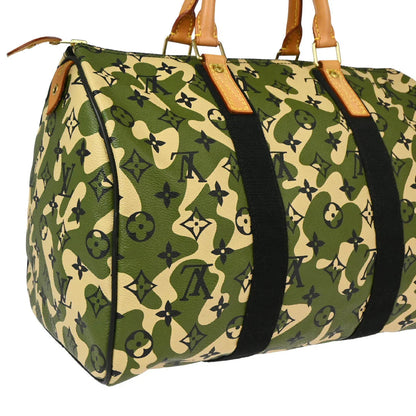 Louis Vuitton 2008 Green Monogramouflage Speedy 35 Handbag M95773