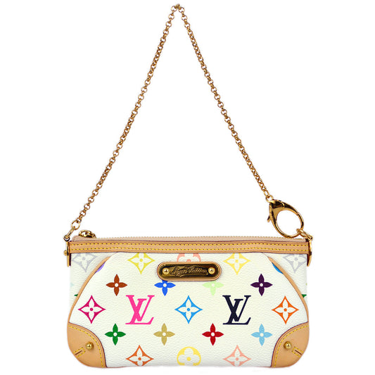 Louis Vuitton Multicolor Pochette Milla MM Handbag M60096
