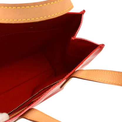 Louis Vuitton 2002 Red Vernis Reade PM Tote Handbag M91088