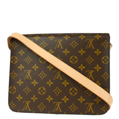 Louis Vuitton 1995 Monogram Cartouchiere GM Shoulder Bag M51252