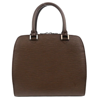 Louis Vuitton 2004 Brown Epi Pont Neuf Handbag M5205D