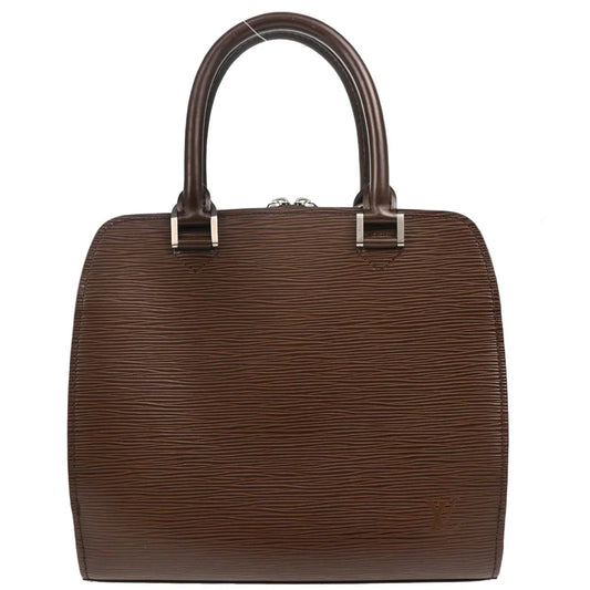 Louis Vuitton 2003 Brown Epi Pont Neuf Handbag M5205D