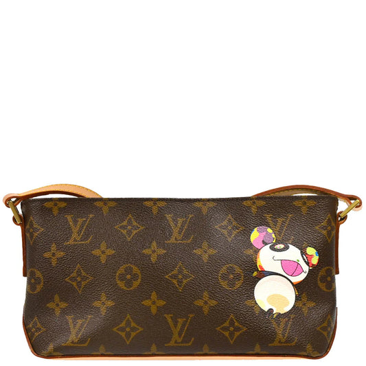 Louis Vuitton 2004 Monogram Panda Trotteur Shoulder Bag M51241