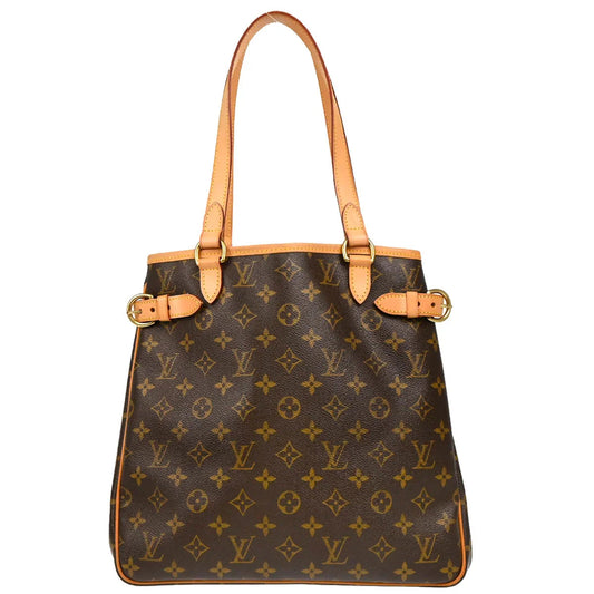 Louis Vuitton 2005 Monogram Batignolles Vertical Tote Handbag M51153
