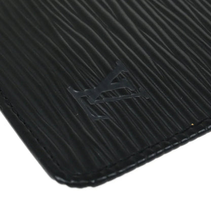 Louis Vuitton 2003 Black Epi Pochette Cles Coin Purse M63802