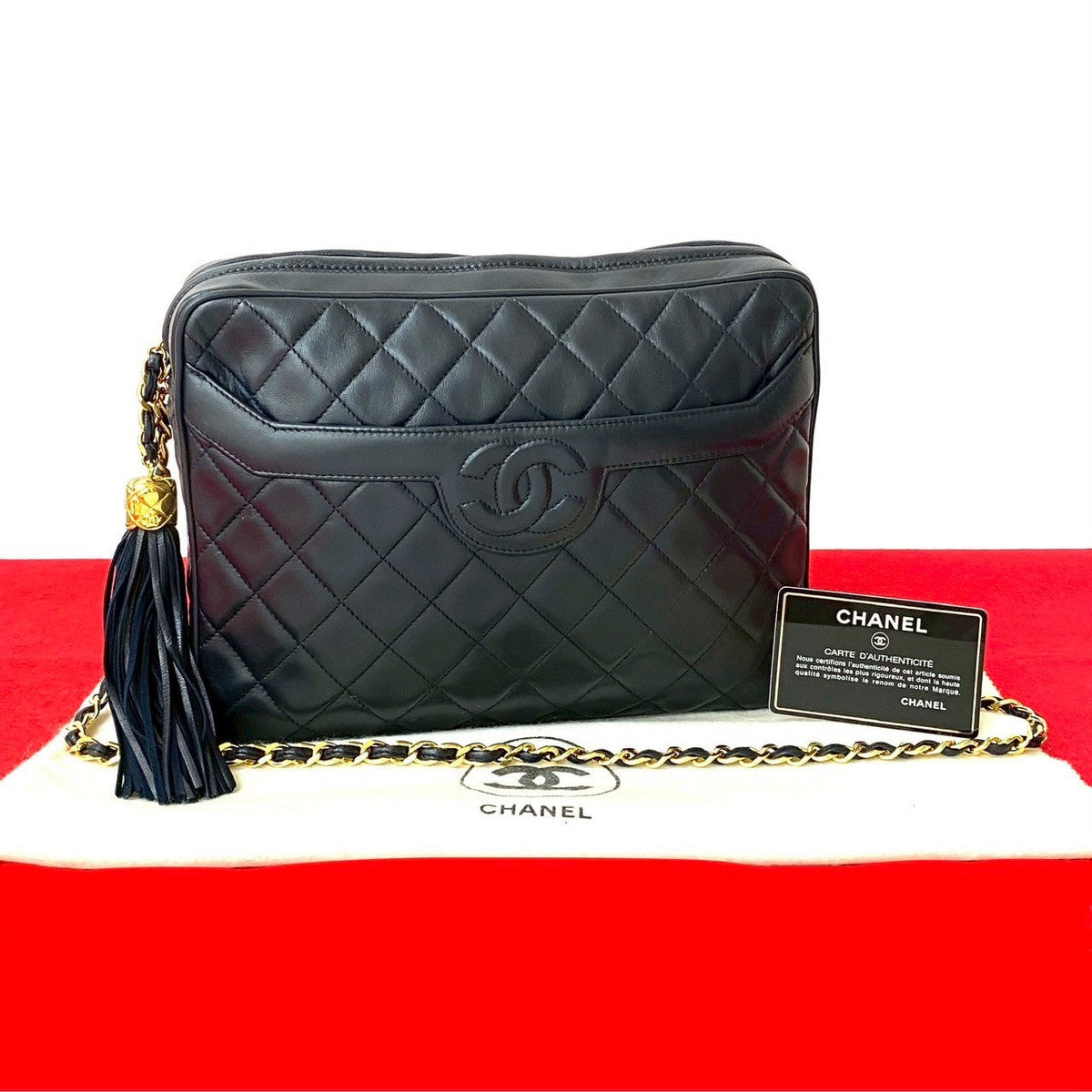 Chanel Matelasse Lambskin Shoulder Bag
