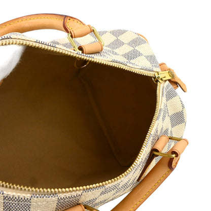 Louis Vuitton 2010 Damier Azur Speedy 25 Handbag N41534