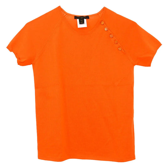 Louis Vuitton Short Sleeve Top Orange #XS