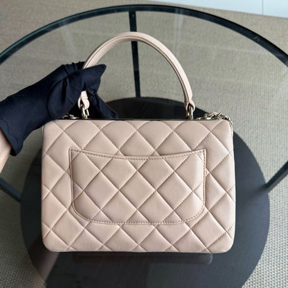 Chanel Trendy CC - Quilted Lambskin Beige Gold Hardware Series 31