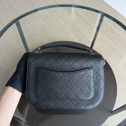 Chanel Coco Curve Cuba - Caviar Quilted Grained Calfskin Black Gold Hardware Series 23