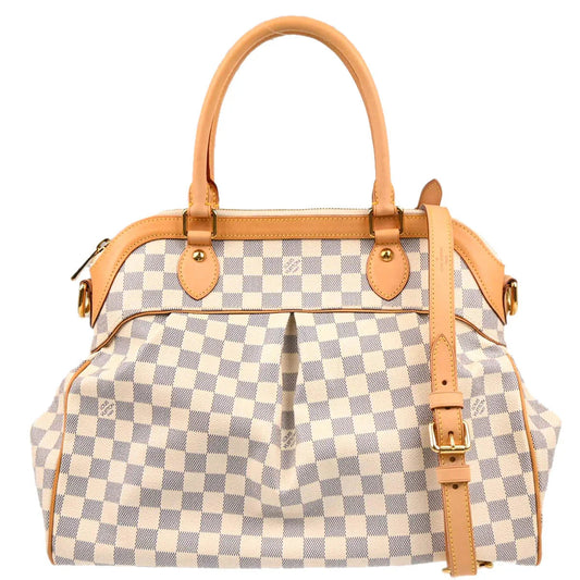 Louis Vuitton 2009 Damier Azur Trevi GM 2way Shoulder Handbag N50228