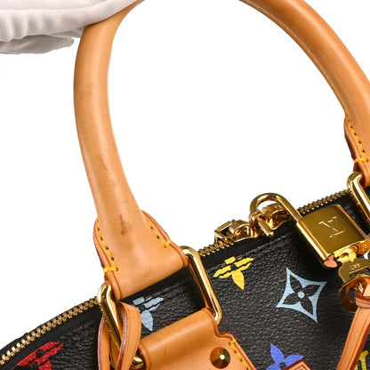 Louis Vuitton 2012 Black Monogram Multicolor Alma GM Handbag M40442