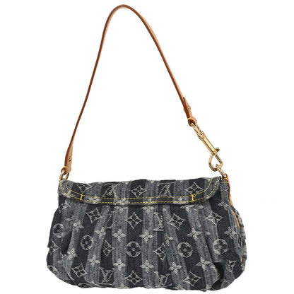 Louis Vuitton Blue Monogram Denim Mini Pleaty Raye Handbag M95333