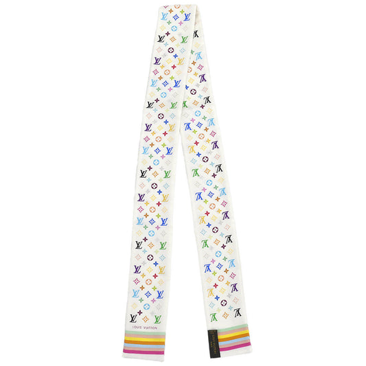 Louis Vuitton White Multicolor Bandeau Scarf M71991