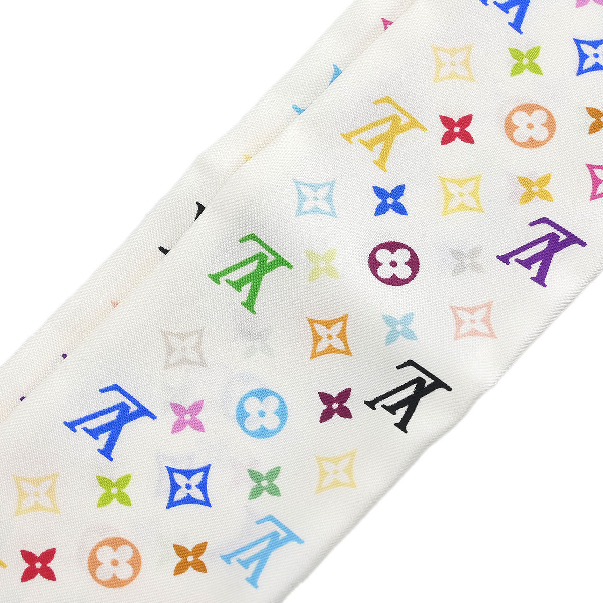 Louis Vuitton White Multicolor Bandeau Scarf M71991