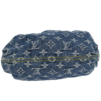 Louis Vuitton Blue Monogram Denim Pleaty Handbag M95020