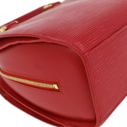 Louis Vuitton Red Epi Pont Neuf Handbag M52057