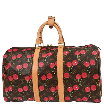 Louis Vuitton 2005 Monogram Cherry Keepall 45 Duffle Handbag M95011