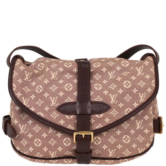 Louis Vuitton Sepia Monogram Idylle Saumur PM Shoulder Bag M40669