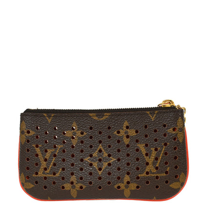 Louis Vuitton Monogram Perfo Pochette Cles Coin Purse M95222