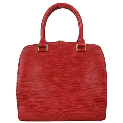 Louis Vuitton 1998 Red Epi Pont Neuf Handbag M52057