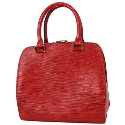 Louis Vuitton 1998 Red Epi Pont Neuf Handbag M52057