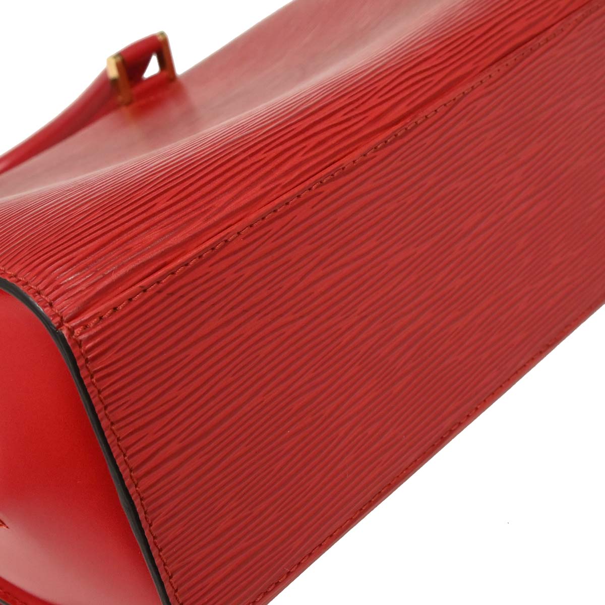 Louis Vuitton 1998 Red Epi Pont Neuf Handbag M52057