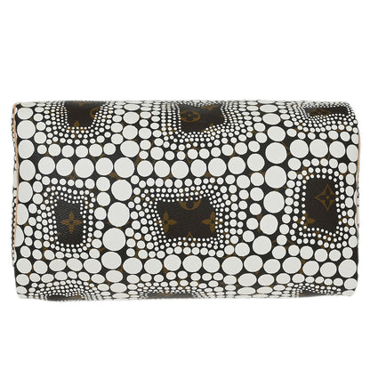 Louis Vuitton Yayoi Kusama White Monogram Town Speedy 30 Handbag M40690