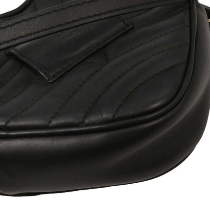 Louis Vuitton Black New Wave Heart Clutch Shoulder Bag M52796