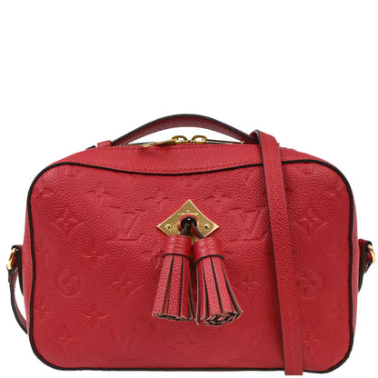 Louis Vuitton Red Monogram Empreinte Saintonge Crossbody M44606