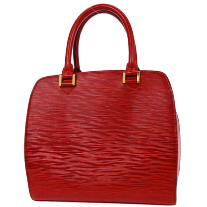 Louis Vuitton Red Epi Pont Neuf Handbag M52057