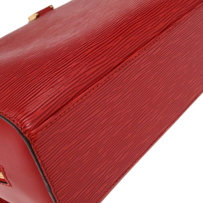 Louis Vuitton Red Epi Pont Neuf Handbag M52057