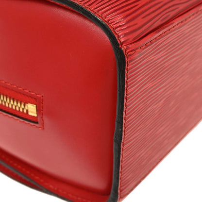 Louis Vuitton Red Epi Pont Neuf Handbag M52057