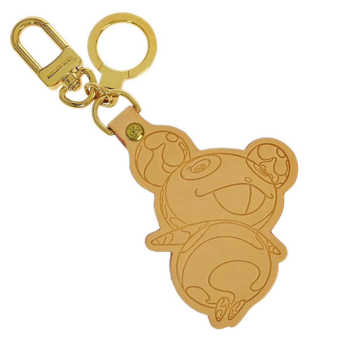 Louis Vuitton Porte Cles Panda Key Holder Charm M62637 Small Good