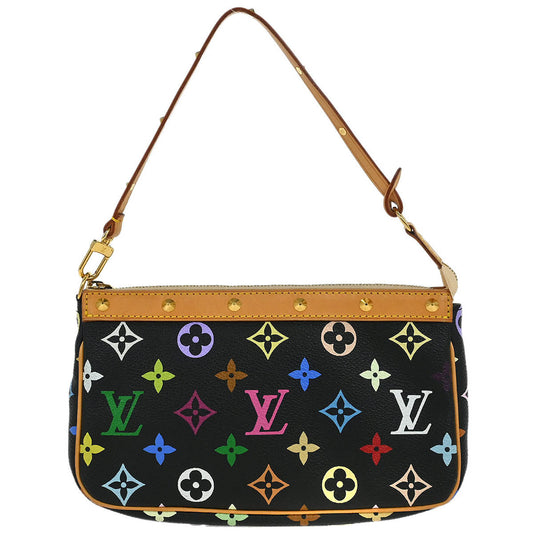 Louis Vuitton Black Multicolor Pochette Accessoires M92648