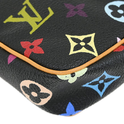 Louis Vuitton Black Multicolor Pochette Accessoires M92648