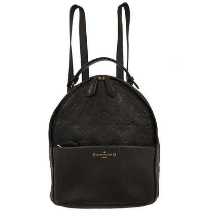 Louis Vuitton 2018 Black Monogram Empreinte Sorbonne Backpack M44016