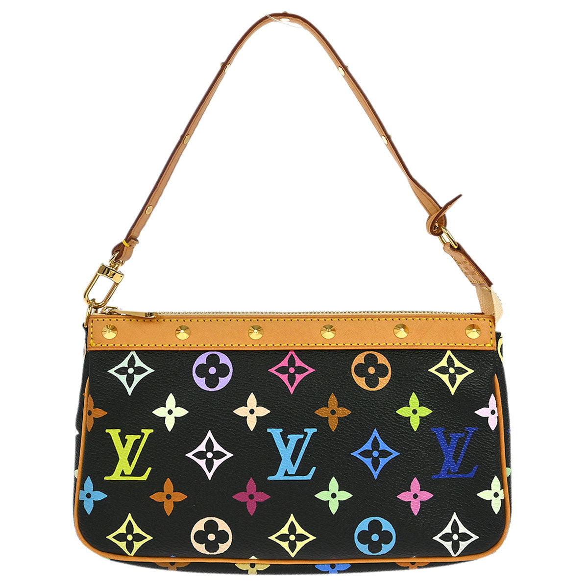 Louis Vuitton Black Multicolor Pochette Accessoires M92648