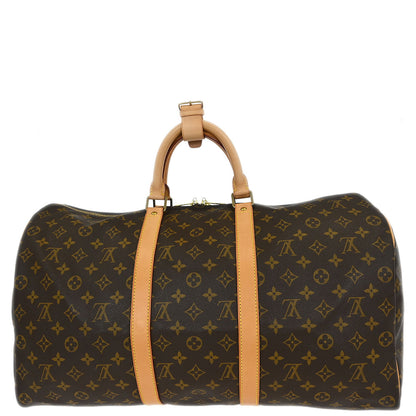 Louis Vuitton Monogram Keepall 50 Duffle Travel Handbag M41426
