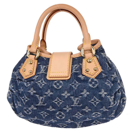 Louis Vuitton Blue Monogram Denim Pleaty Handbag M95020