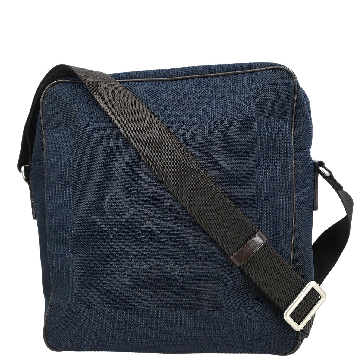 Louis Vuitton 2010 Navy Damier Geant Pilot Shoulder Bag N41159