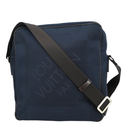 Louis Vuitton 2010 Navy Damier Geant Pilot Shoulder Bag N41159