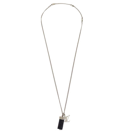 Louis Vuitton Monogram Eclipse Collier Charm Chain Necklace M63641
