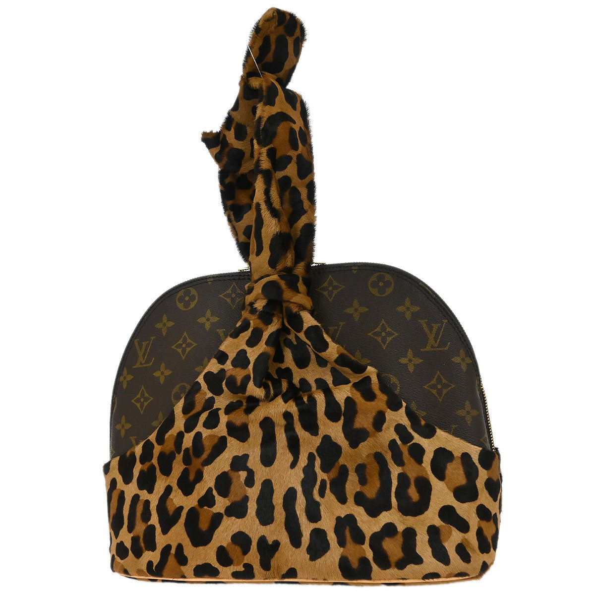Louis Vuitton * Monogram Pony Hair Leopard Azzedine Alaia Alma M99032