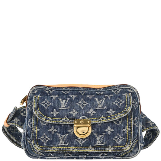 Louis Vuitton Blue Monogram Denim Bum Bag Waist Pouch M95347