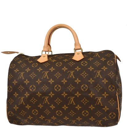 Louis Vuitton Monogram Speedy 35 Handbag M41524