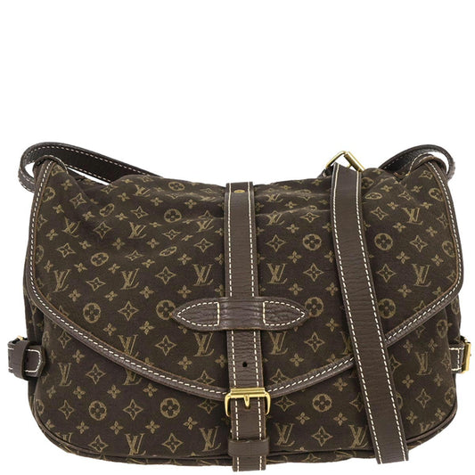 Louis Vuitton Monogram Mini Lin Saumur 30 Shoulder Bag M95227
